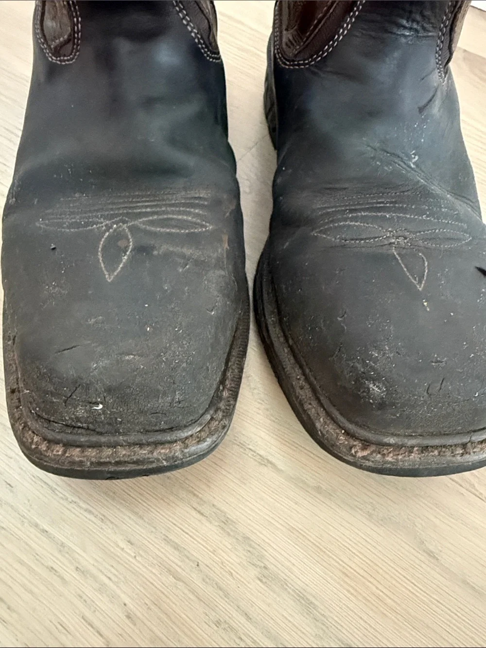 Red Wing Rio Flex Brown Leather Western Square Toe Work Boots Size 11